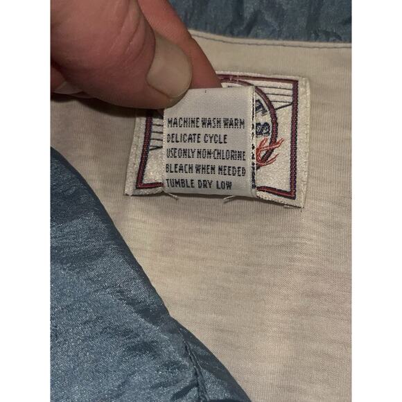 Vintage Sports Accent Cotton Lined Lightweight WindbreakerJacket Floral Size XL - Picture 12 of 12